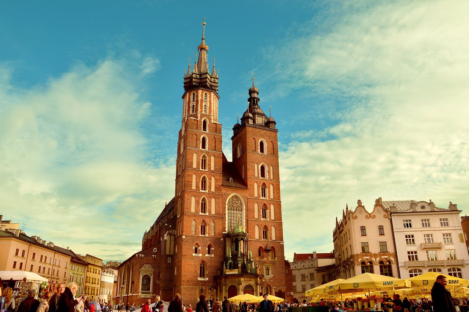 church poland square cracow