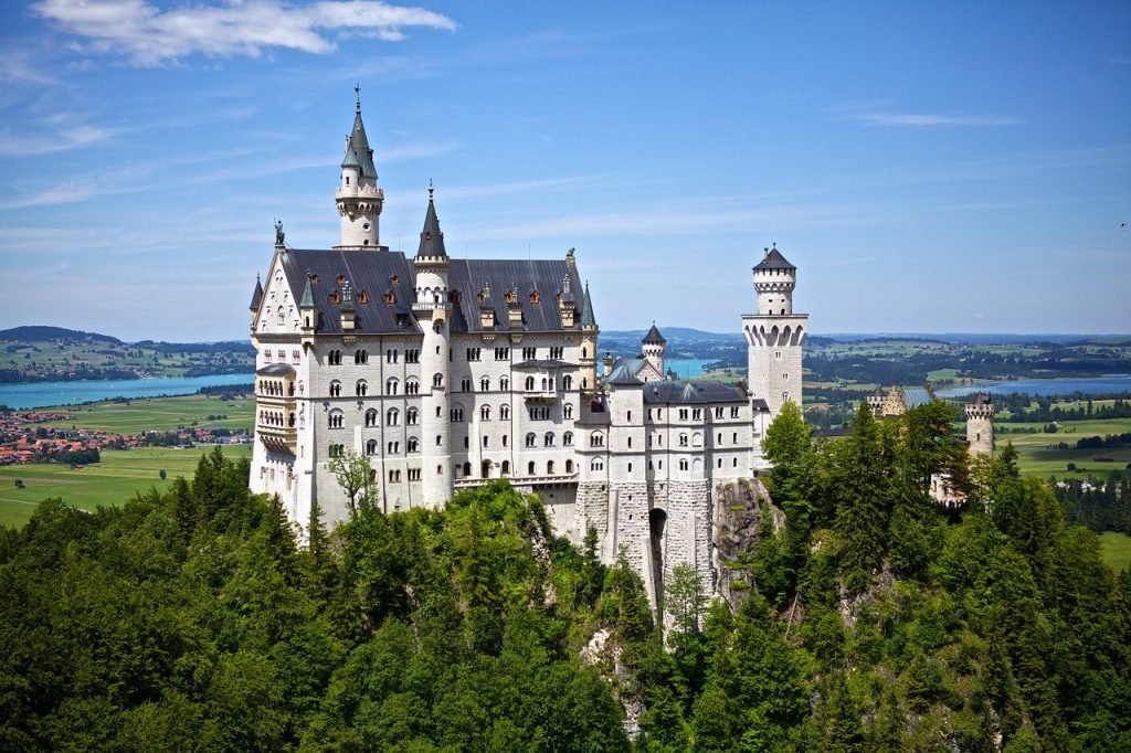 neuschwanstein, castle, germany